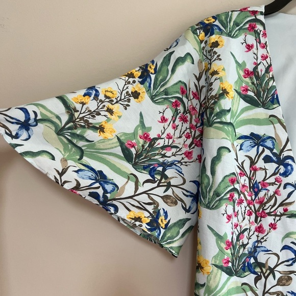 J. Mclaughlin ‘Audette Gardenside’ Silk Blend Floral Wrap Dress, size S - Picture 6 of 12